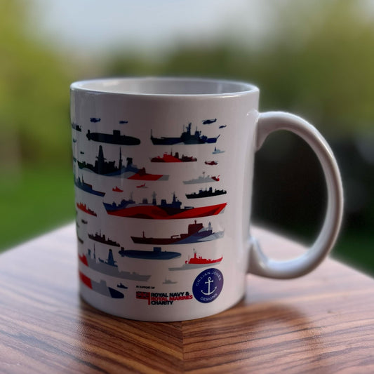 Royal Navy and Royal Marines Charity Union Flag Fleet Mug