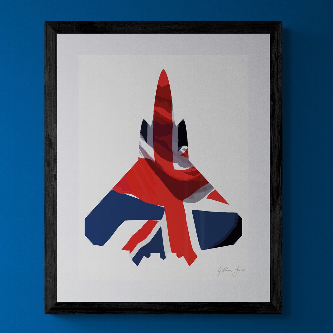 GCAP Tempest Union Flag Print