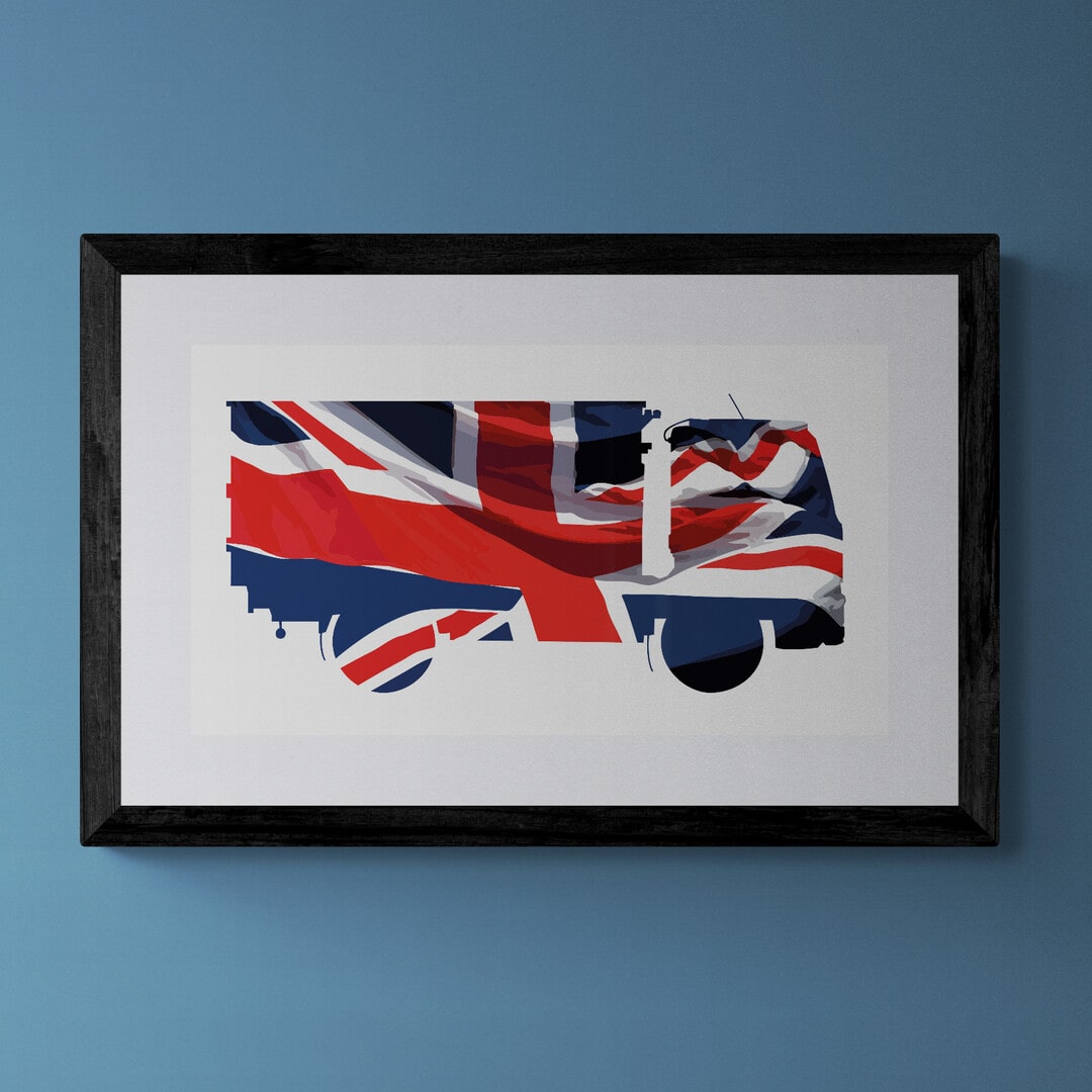 Gasket 3 Bomb Disposal Vehicle Union Flag Print