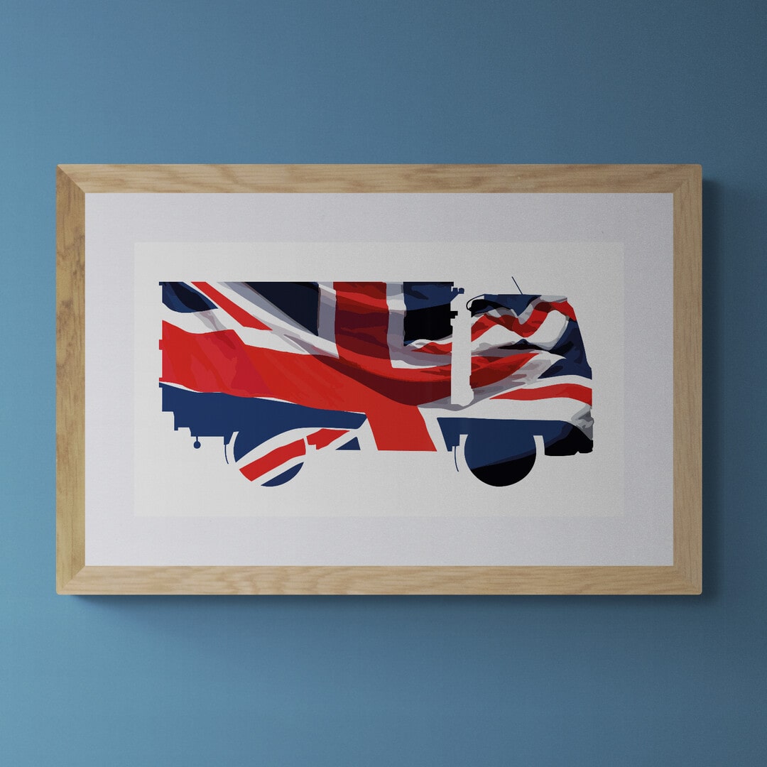 Gasket 3 Bomb Disposal Vehicle Union Flag Print