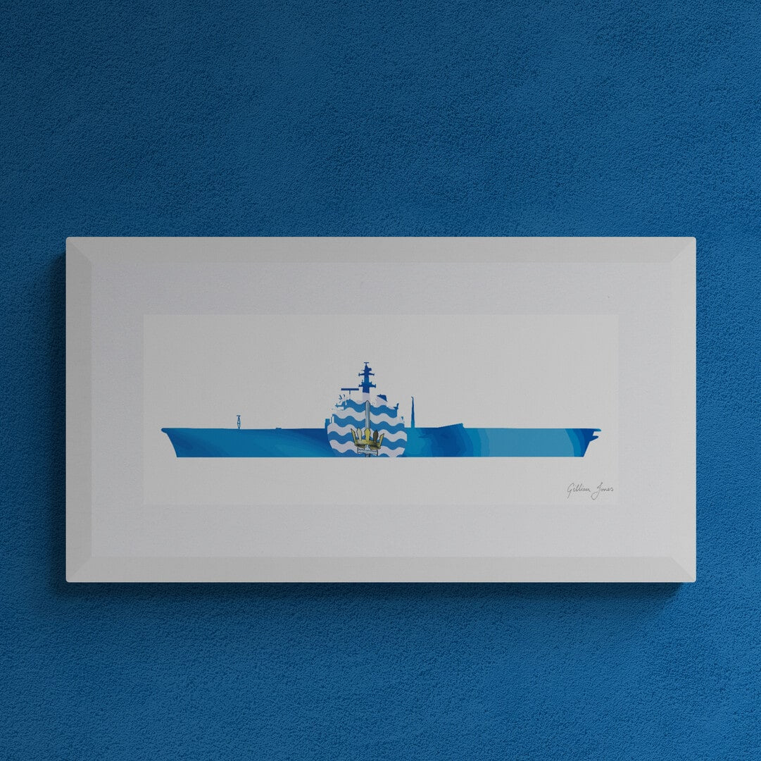 HMS BULWARK (R08) Centaur Class Print