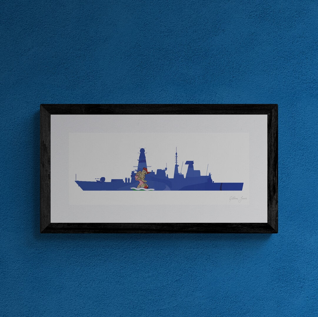 HMS Dauntless Print