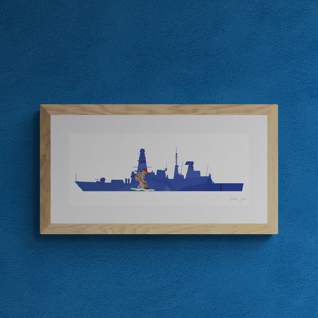 HMS Dauntless Print