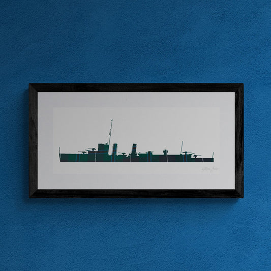 HMS DOUGLAS Tartan Print