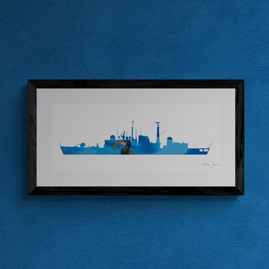 HMS LIVERPOOL (D92) Type 42 Destroyer Print