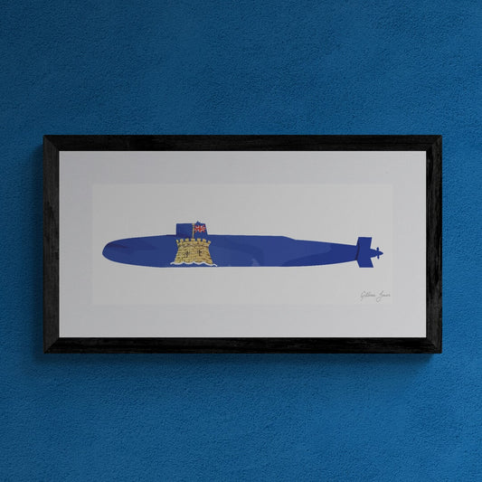 HMS Repulse (S23) Print