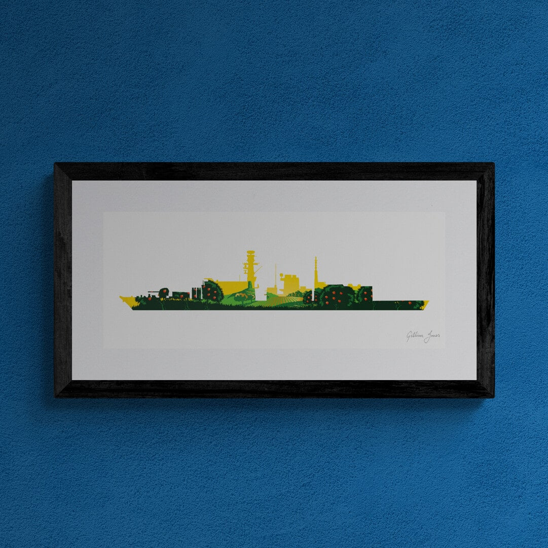 HMS Somerset Print