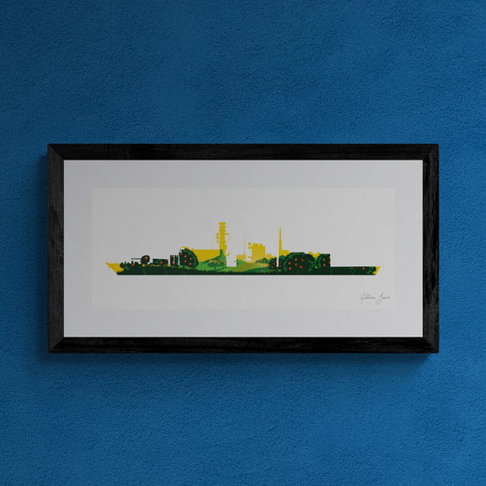 HMS Somerset Print