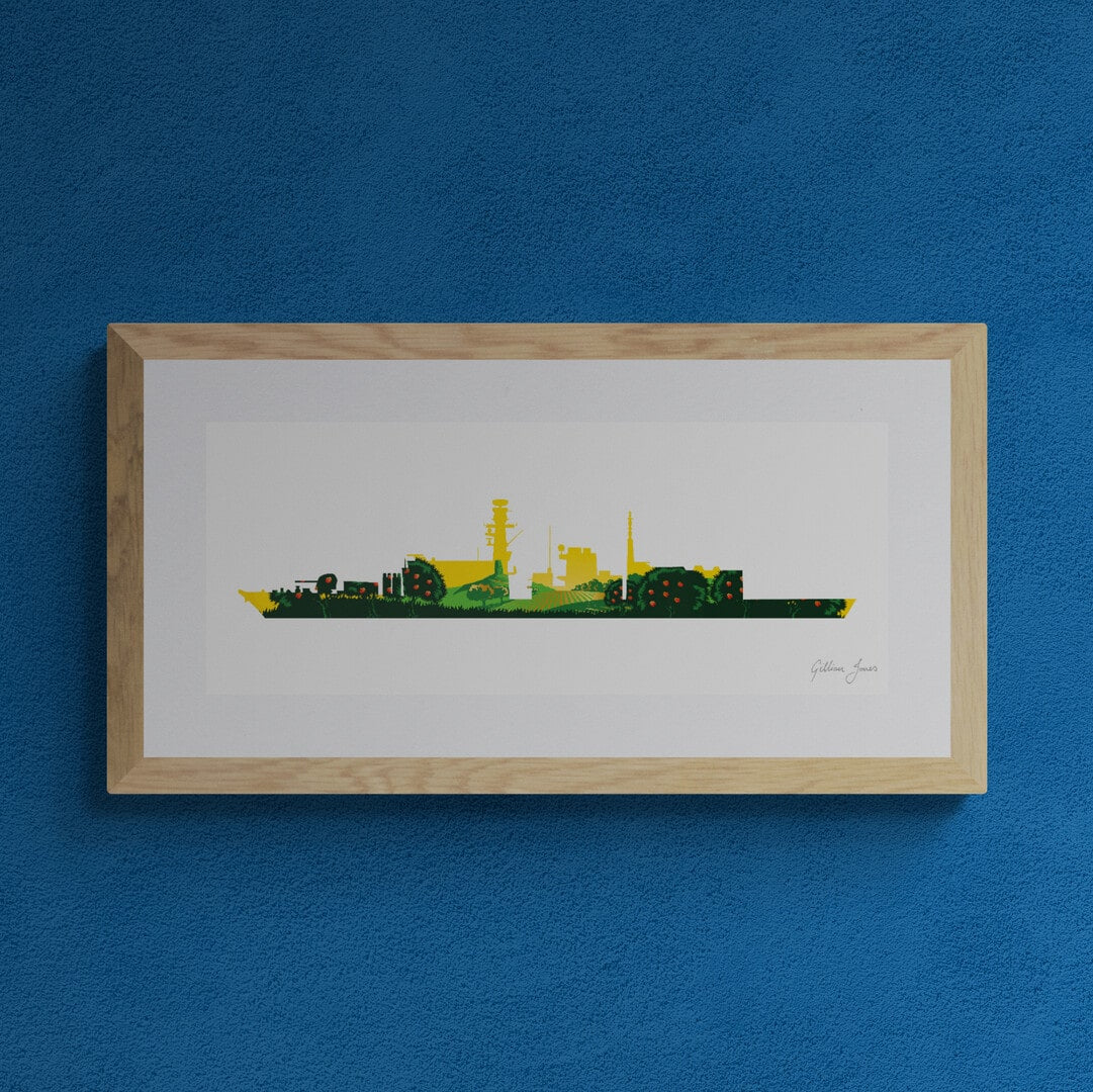 HMS Somerset Print