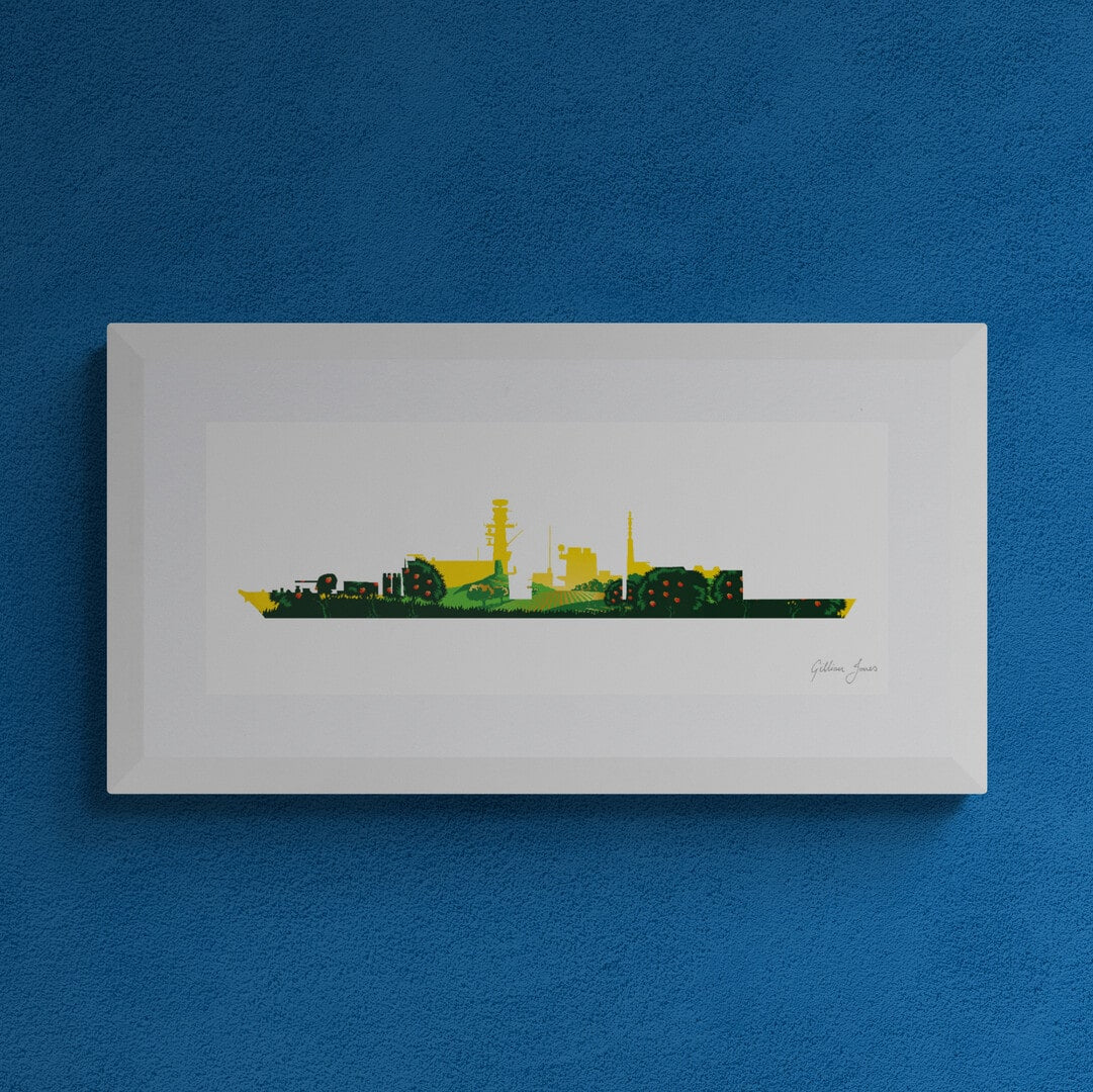 HMS Somerset Print