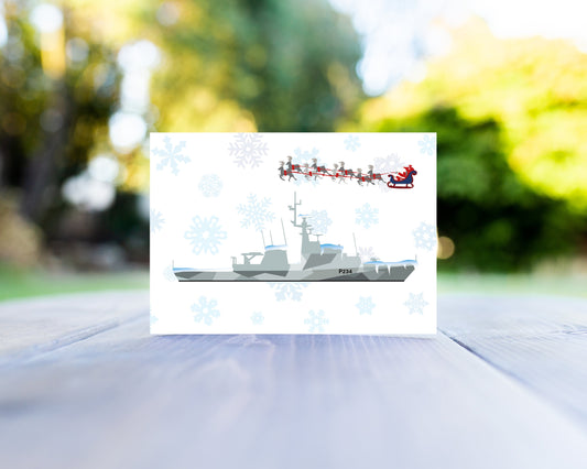 HMS Spey Christmas Card