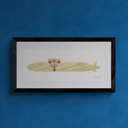 HMS AUDACIOUS Print