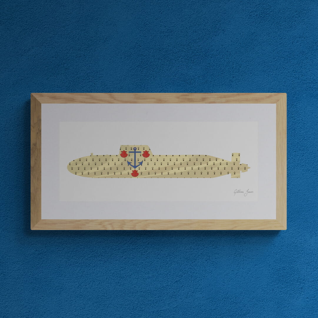 HMS AUDACIOUS Print