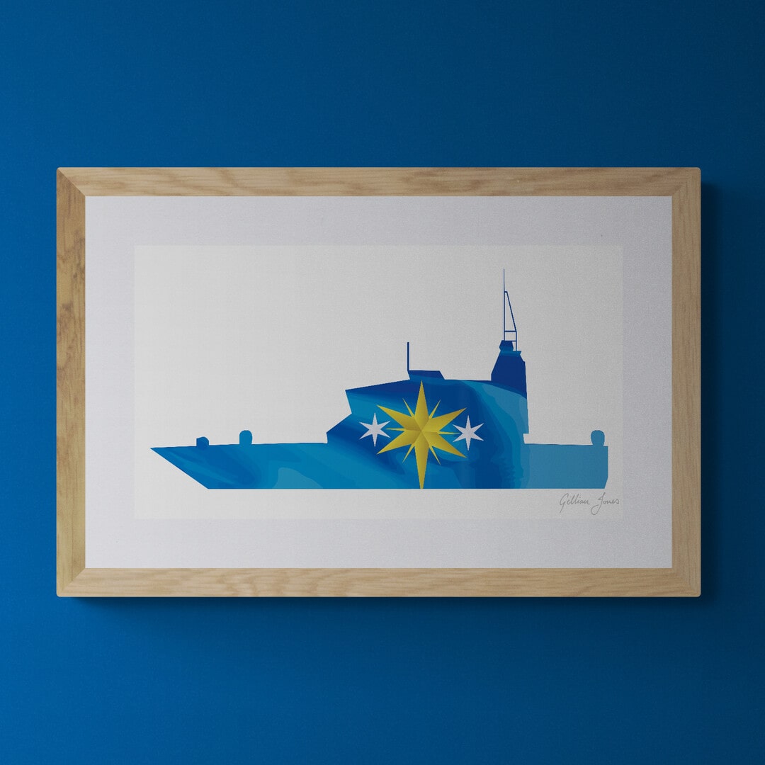 HMS Blazer Print