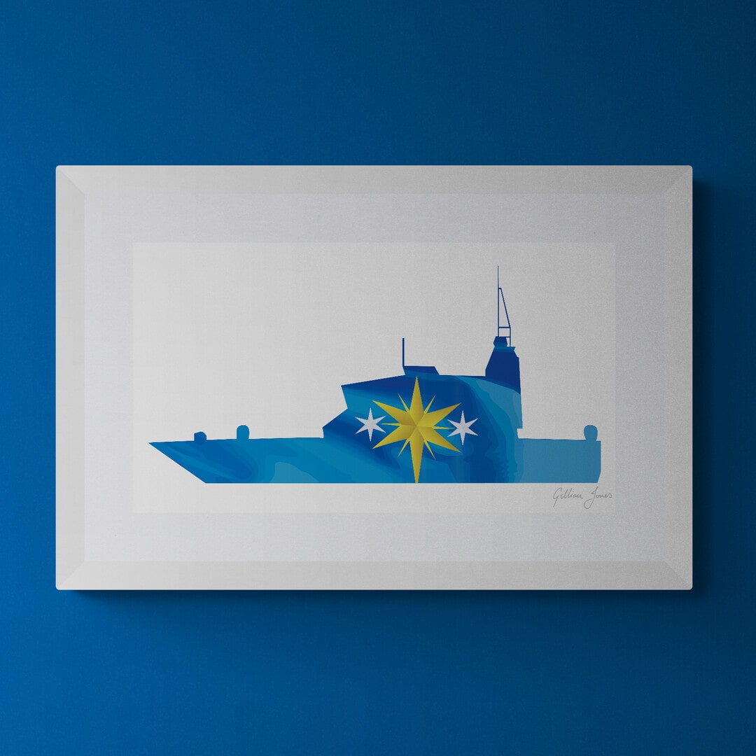 HMS Blazer Print