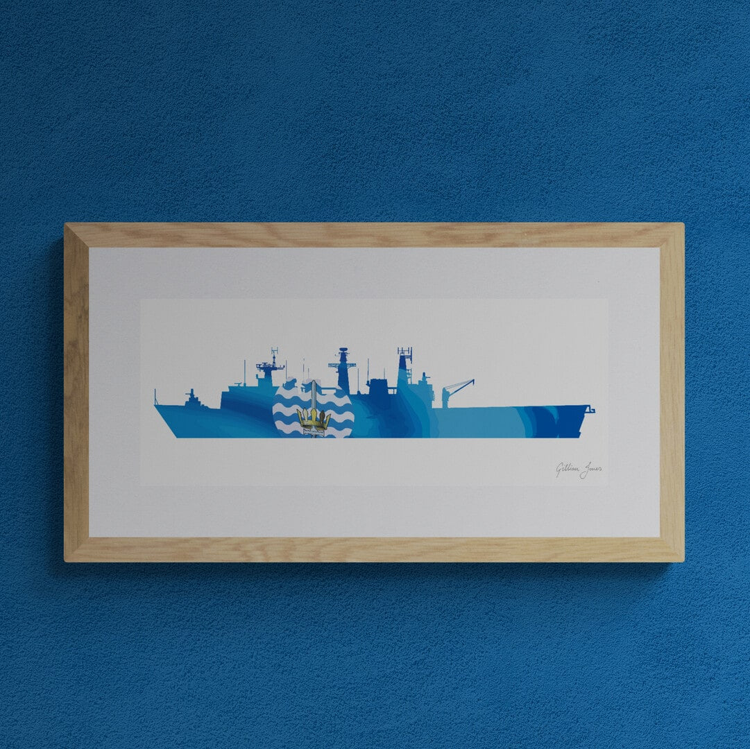 HMS Bulwark (Albion Class) Print