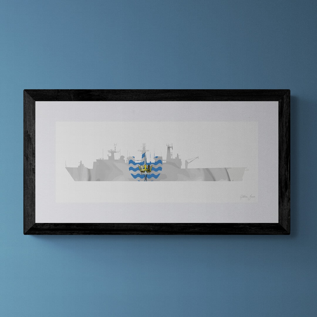 HMS Bulwark (Albion Class) Print