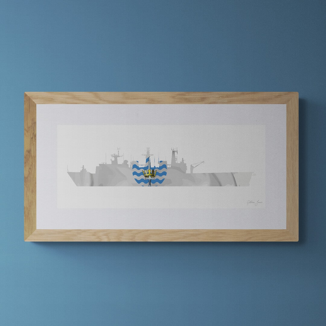 HMS Bulwark (Albion Class) Print