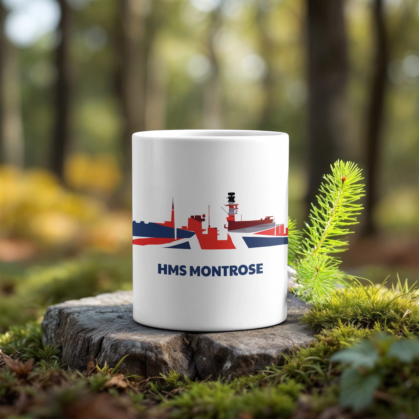 Type 23 Frigate Union Flag Ship's Name Mug