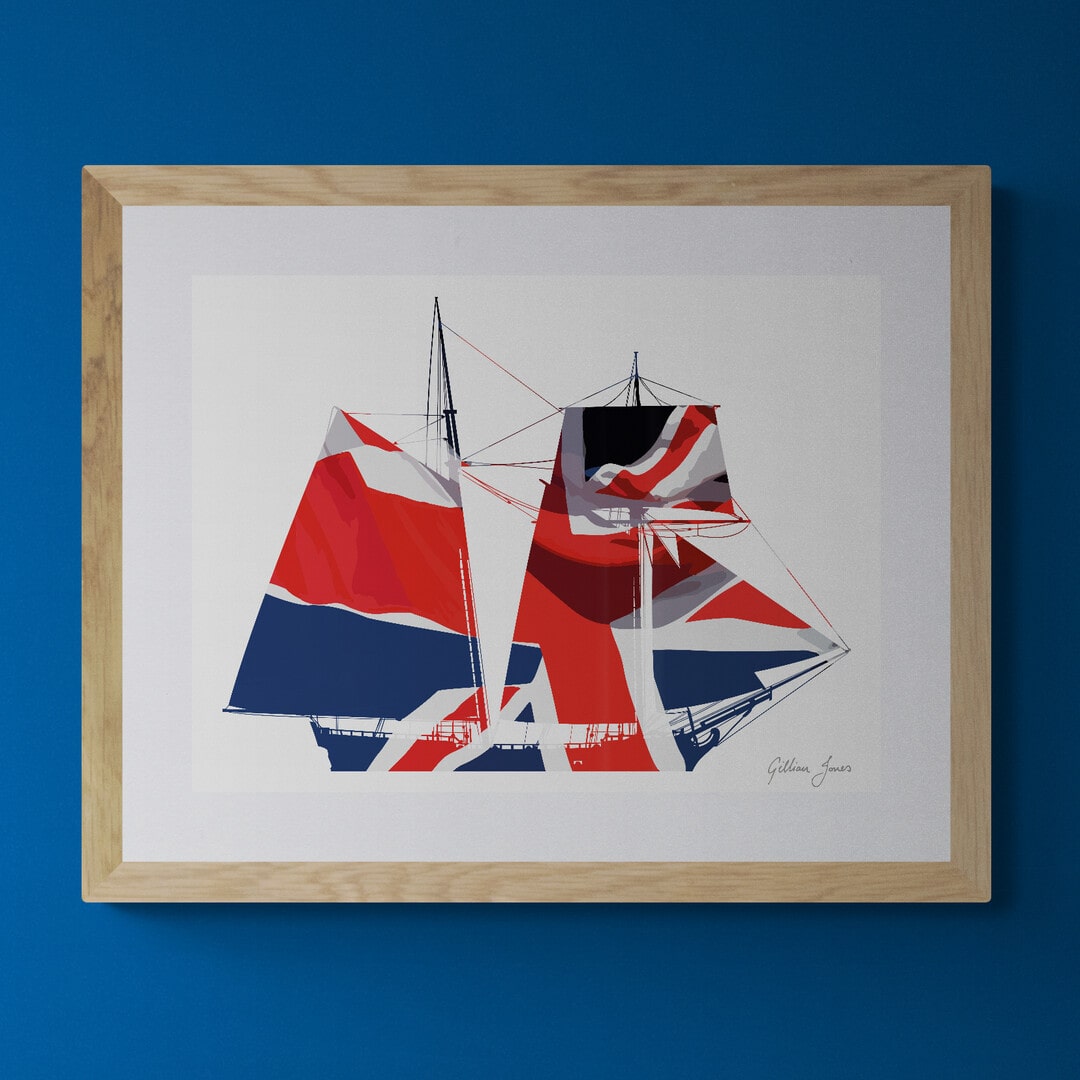 HMS Pickle Union Flag Print