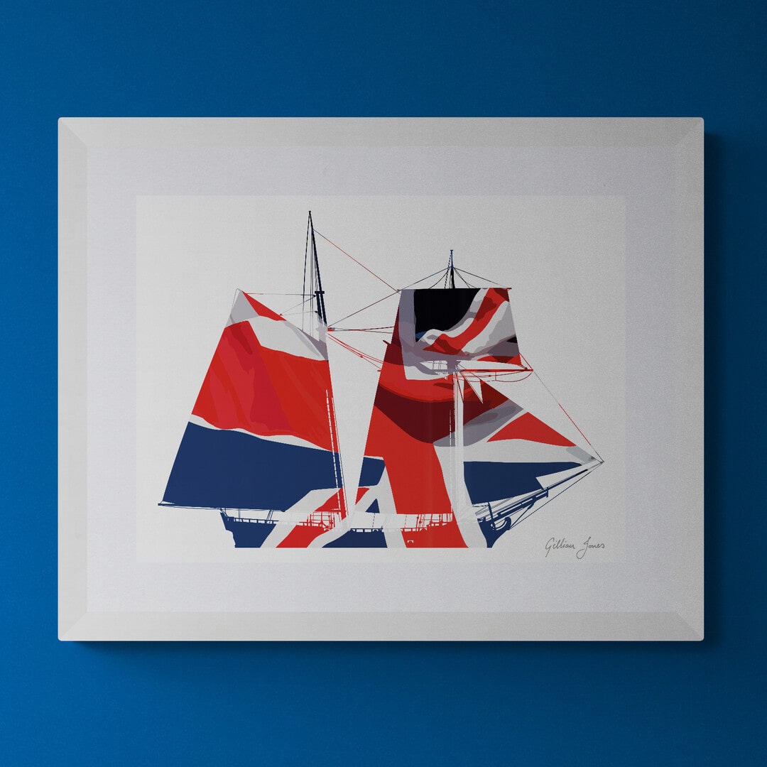 HMS Pickle Union Flag Print