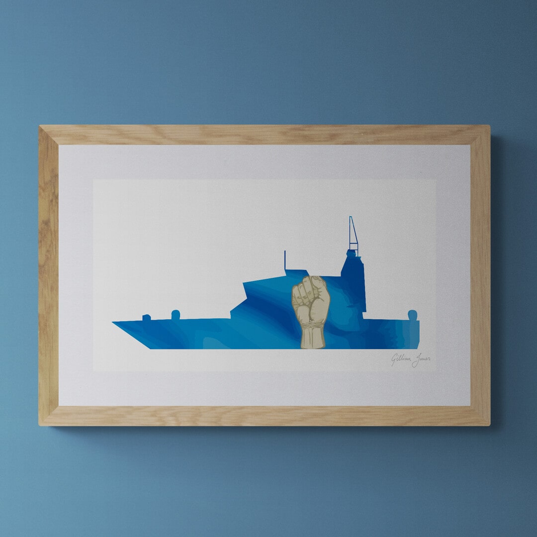 HMS Puncher (London URNU) Print