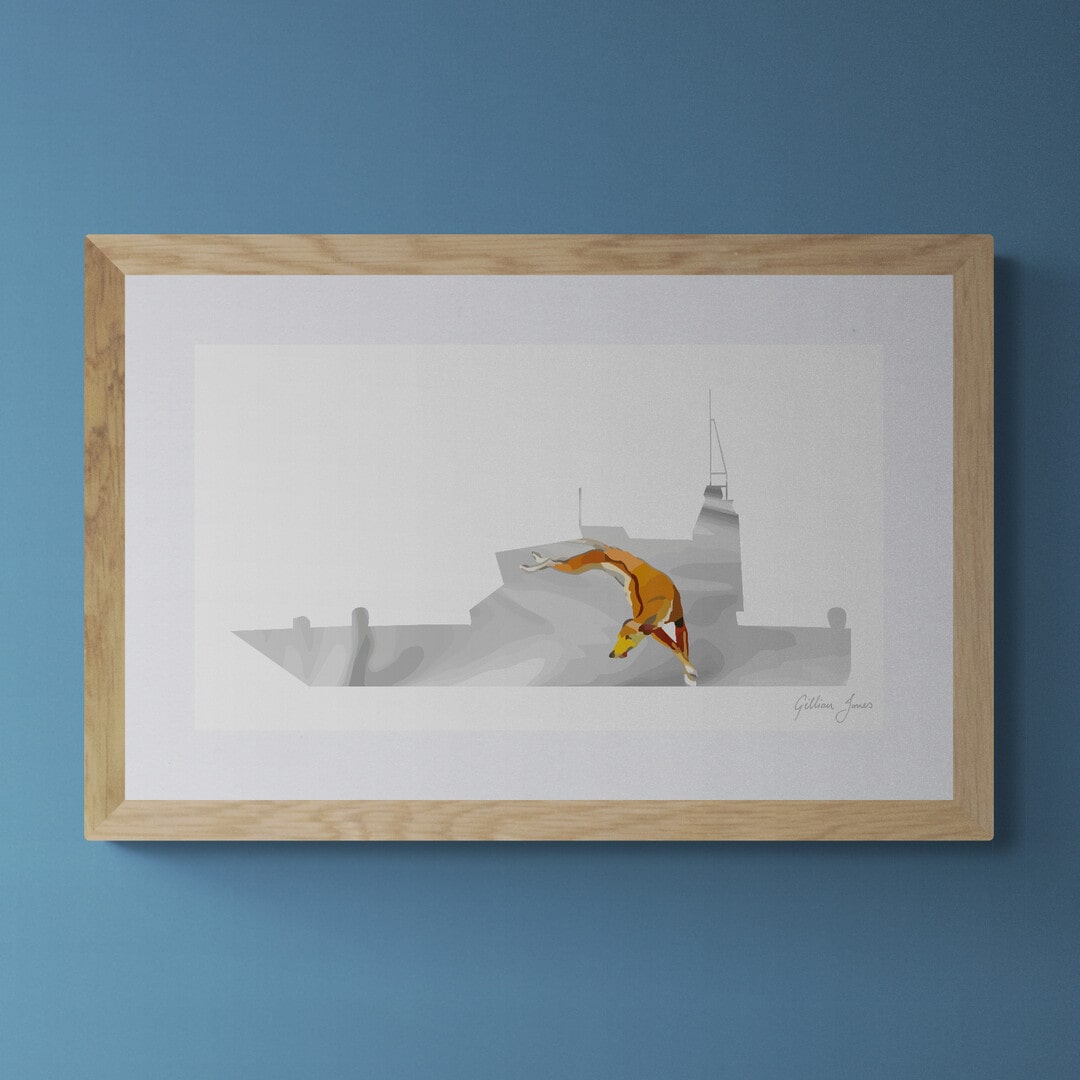 HMS Pursuer Print