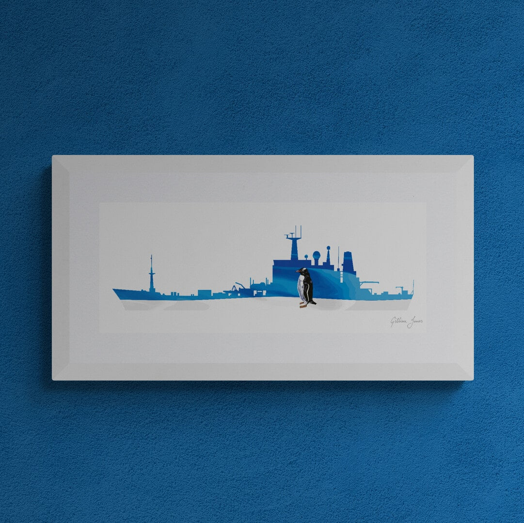 HMS SCOTT (H131) Crest Print