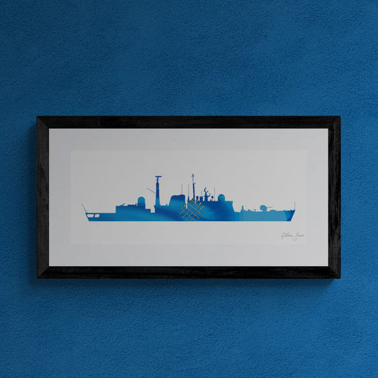 HMS SHEFFIELD (D80) Type 42 Destroyer Print