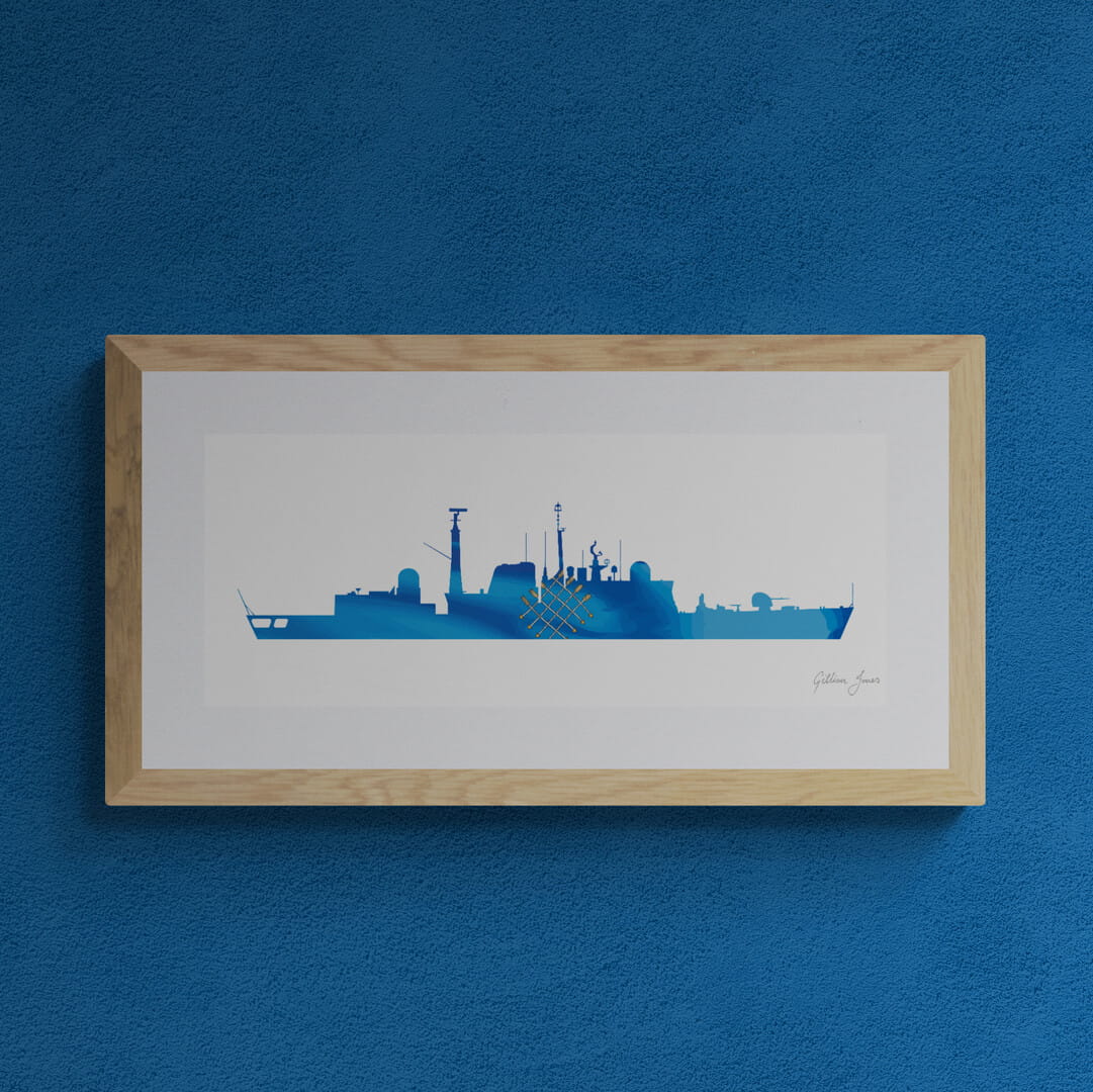 HMS SHEFFIELD (D80) Type 42 Destroyer Print