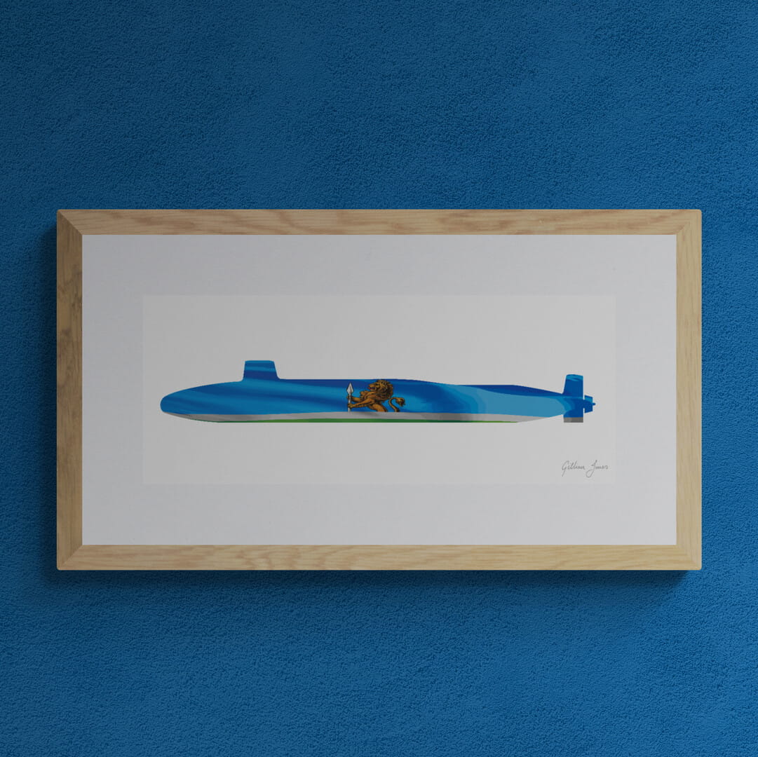 HMS Vanguard (S28) Print