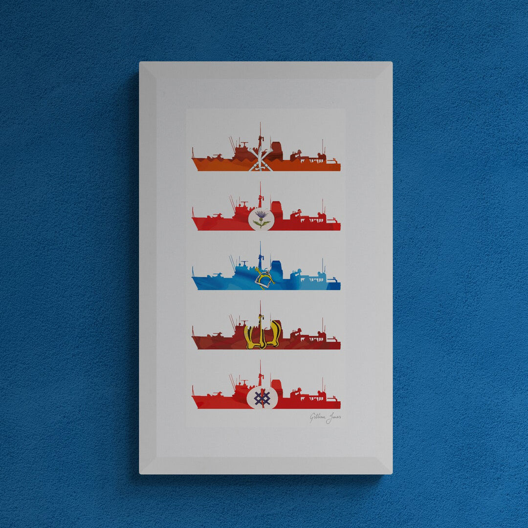Hunt Class Quintet Print
