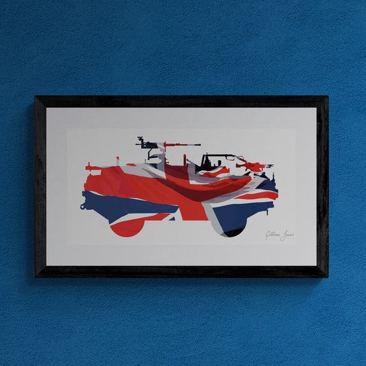 Jackal Union Flag Print