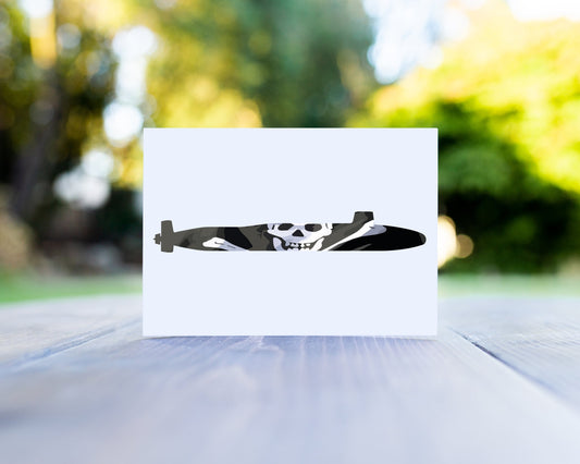 Vanguard Class Jolly Roger Greeting Card