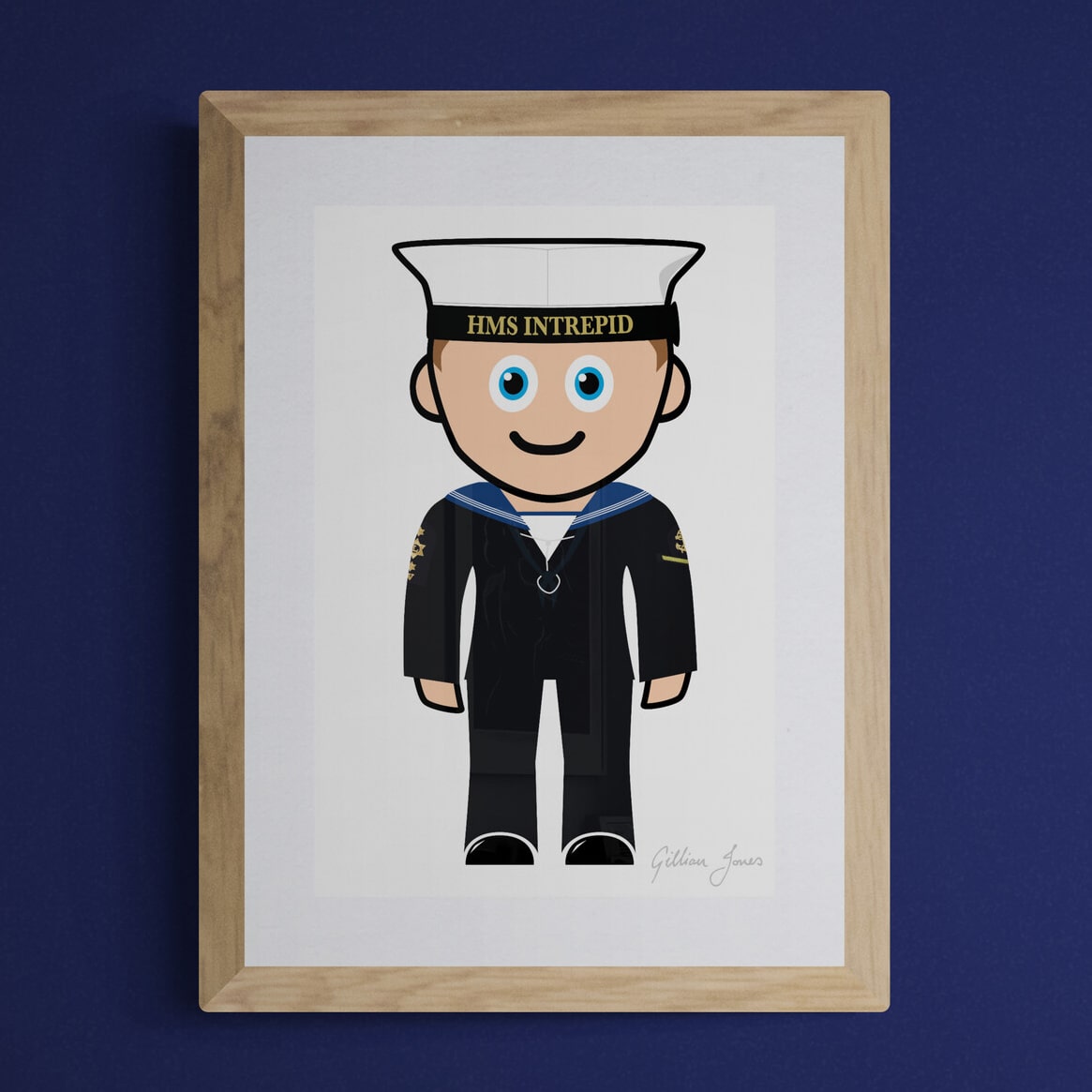 Mini-Military Person Customisable Cartoon Print