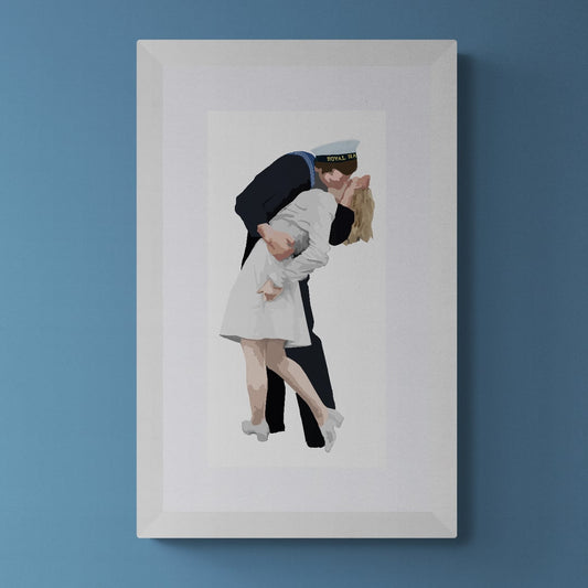 Kissing Sailor Fine Art Print