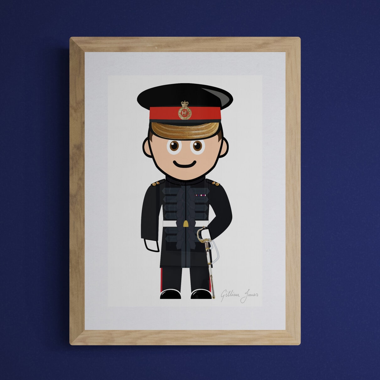 Mini-Military Person Customisable Cartoon Print