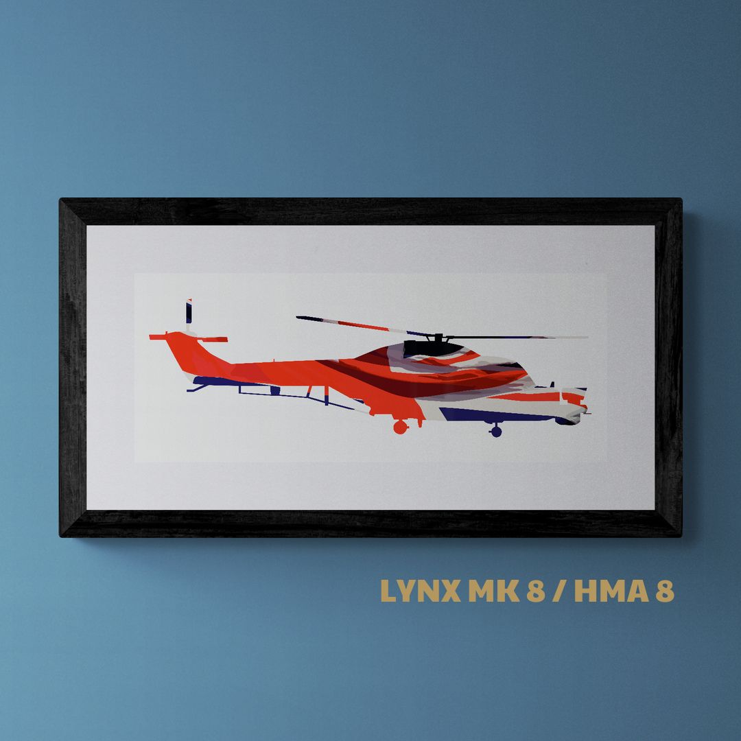 Lynx Mk8 / HMA 8 Union Flag Print