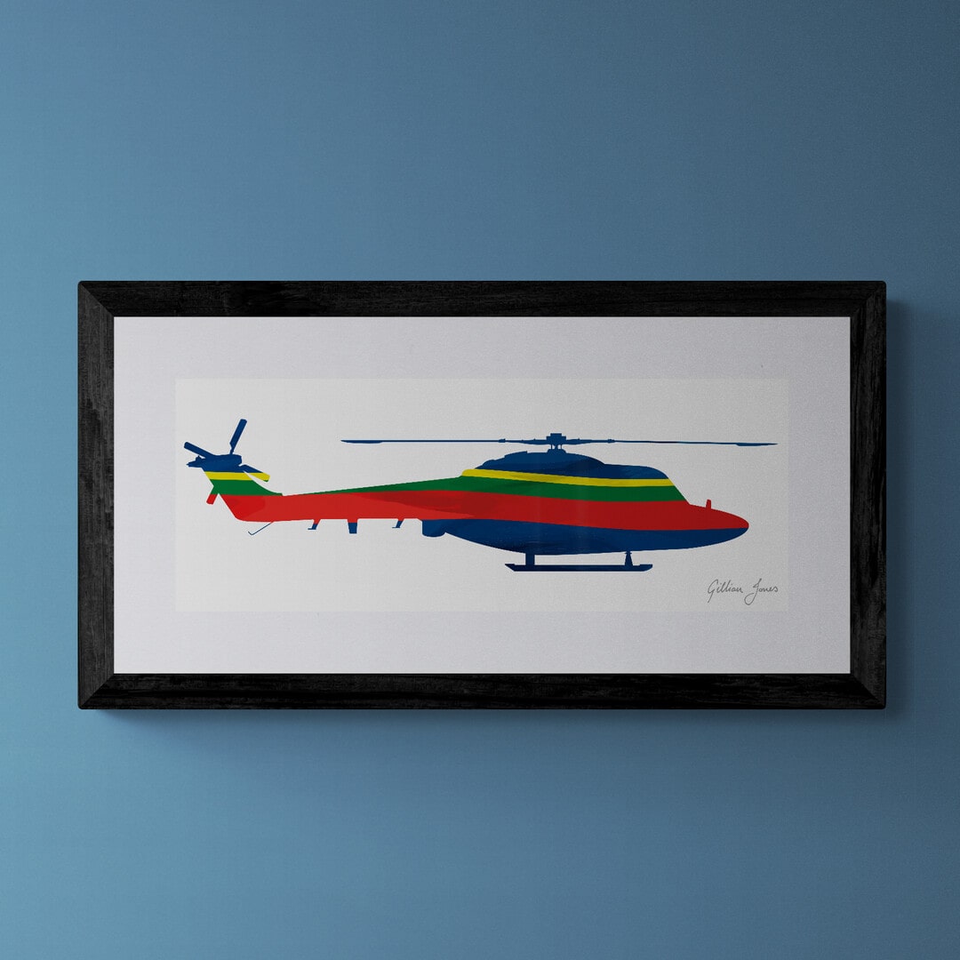 Lynx Mk7 Royal Marines Print