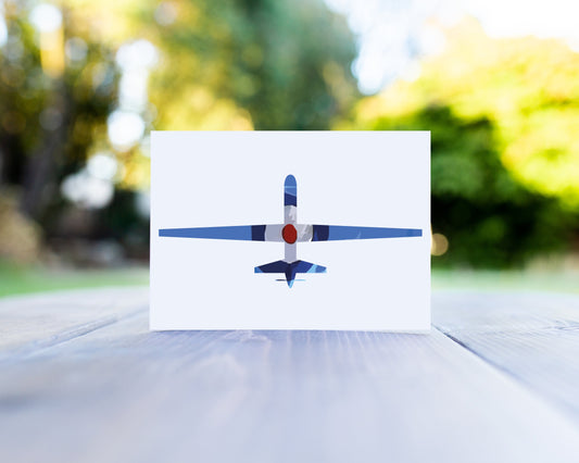 MQ-9 RAF Ensign Greeting Card