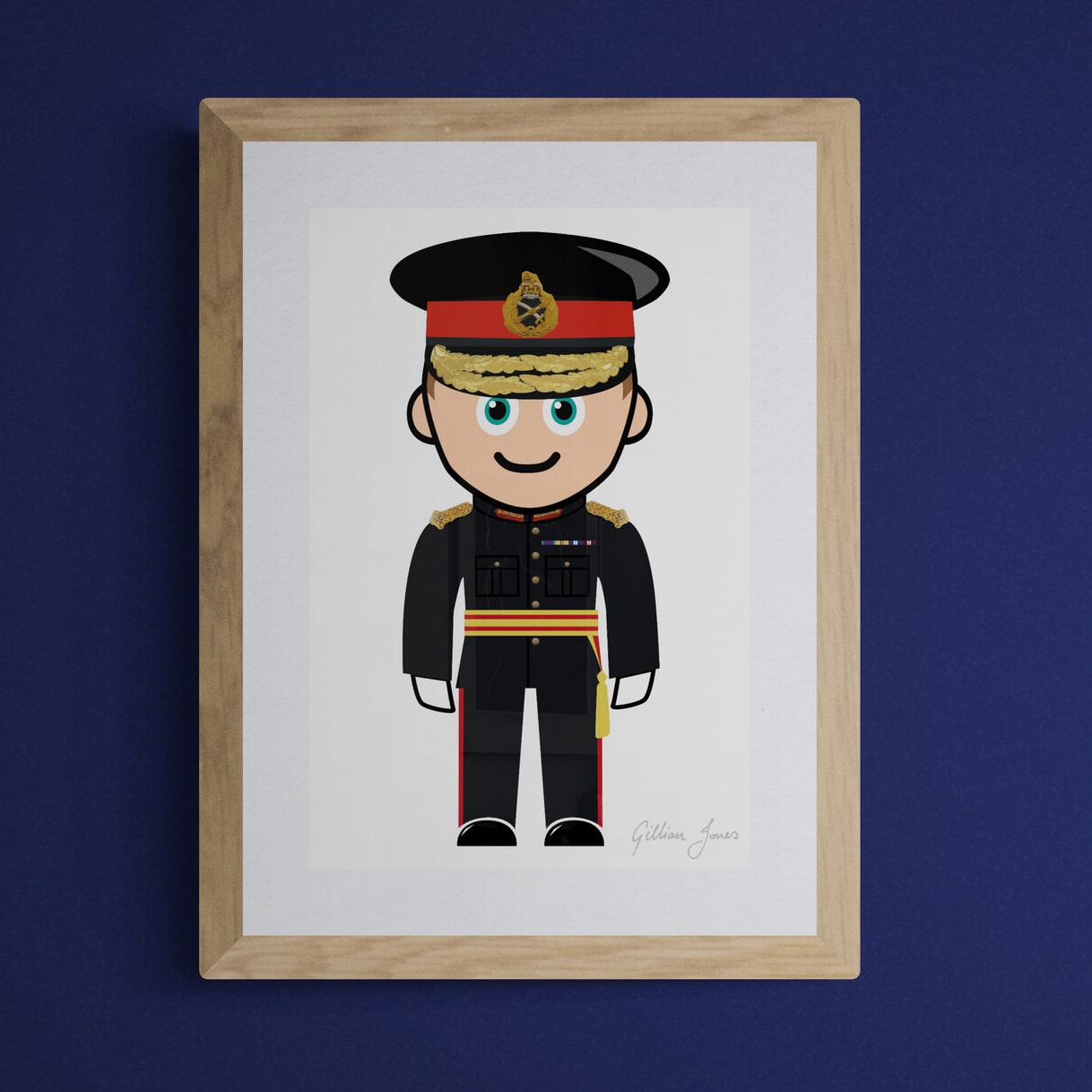 Mini-Military Person Customisable Cartoon Print