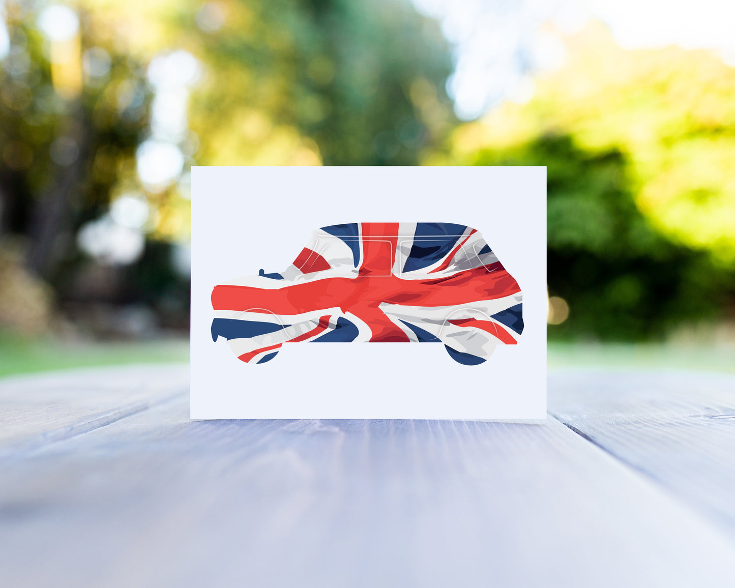 Mini Union Flag Greeting Card