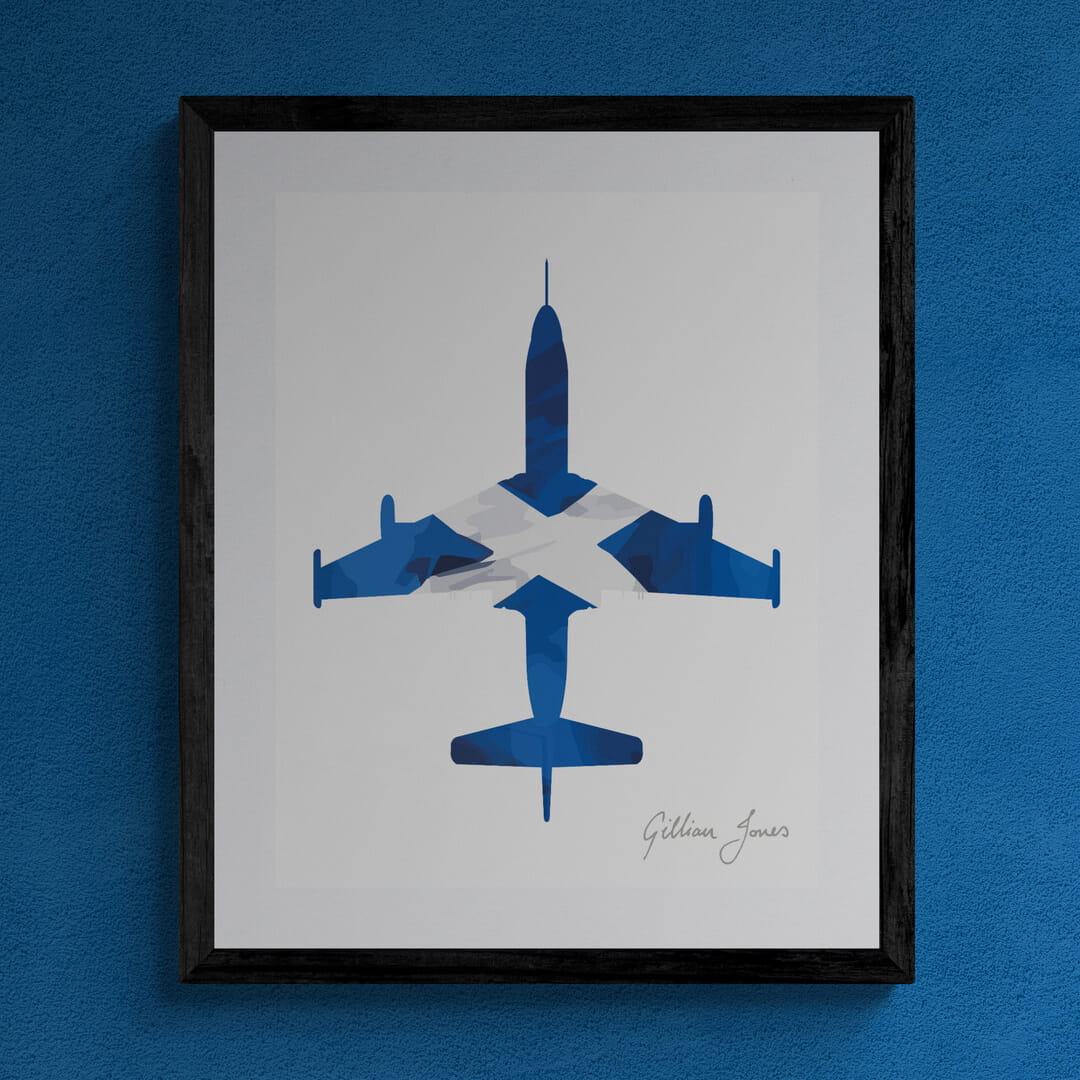 Nimrod MR2 Scottish Saltire Print