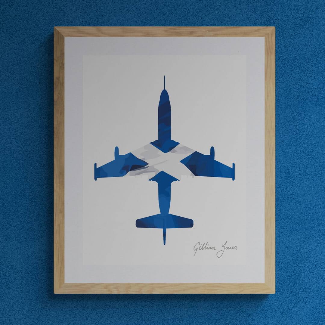 Nimrod MR2 Scottish Saltire Print
