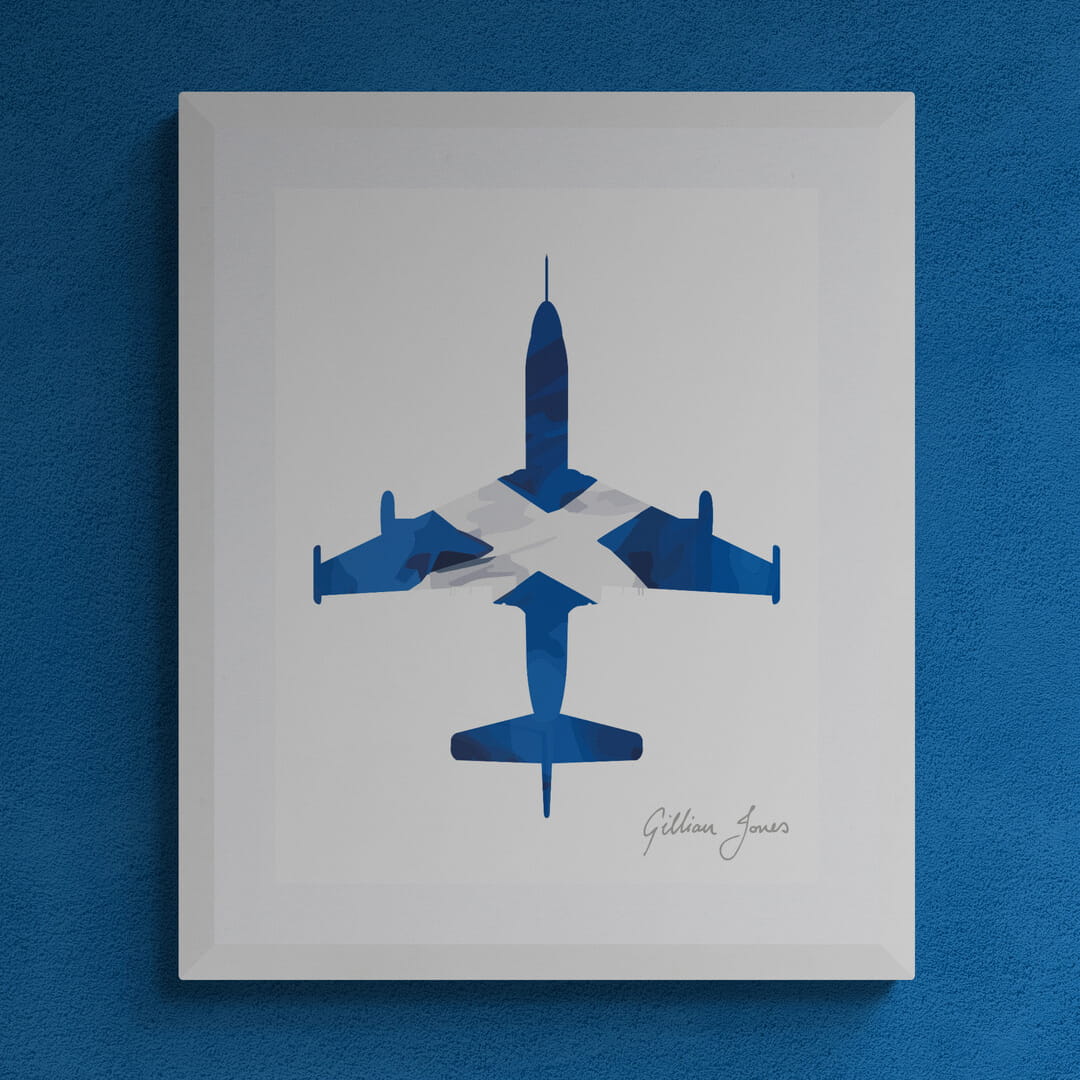 Nimrod MR2 Scottish Saltire Print