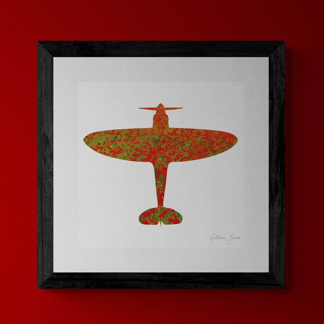 Poppy Spitfire Print