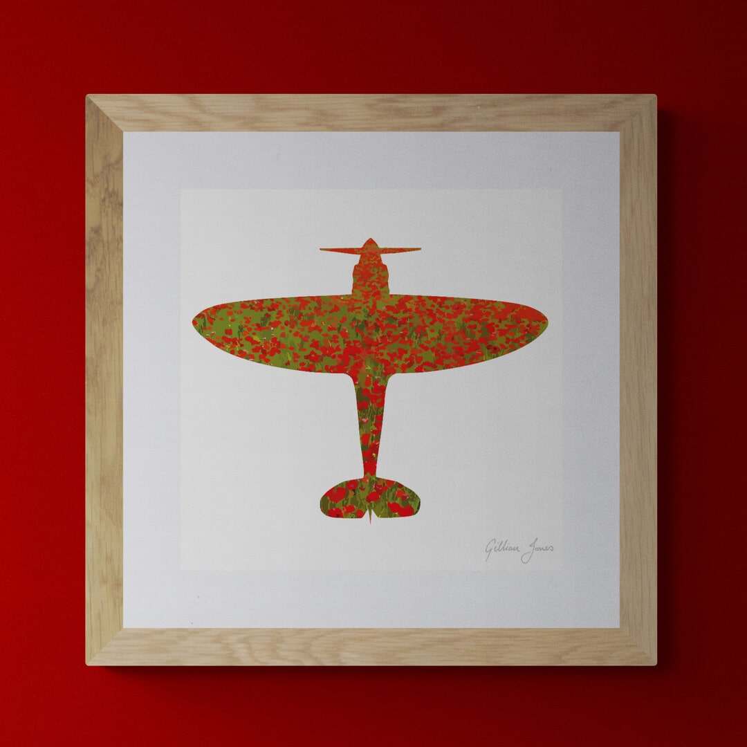 Poppy Spitfire Print