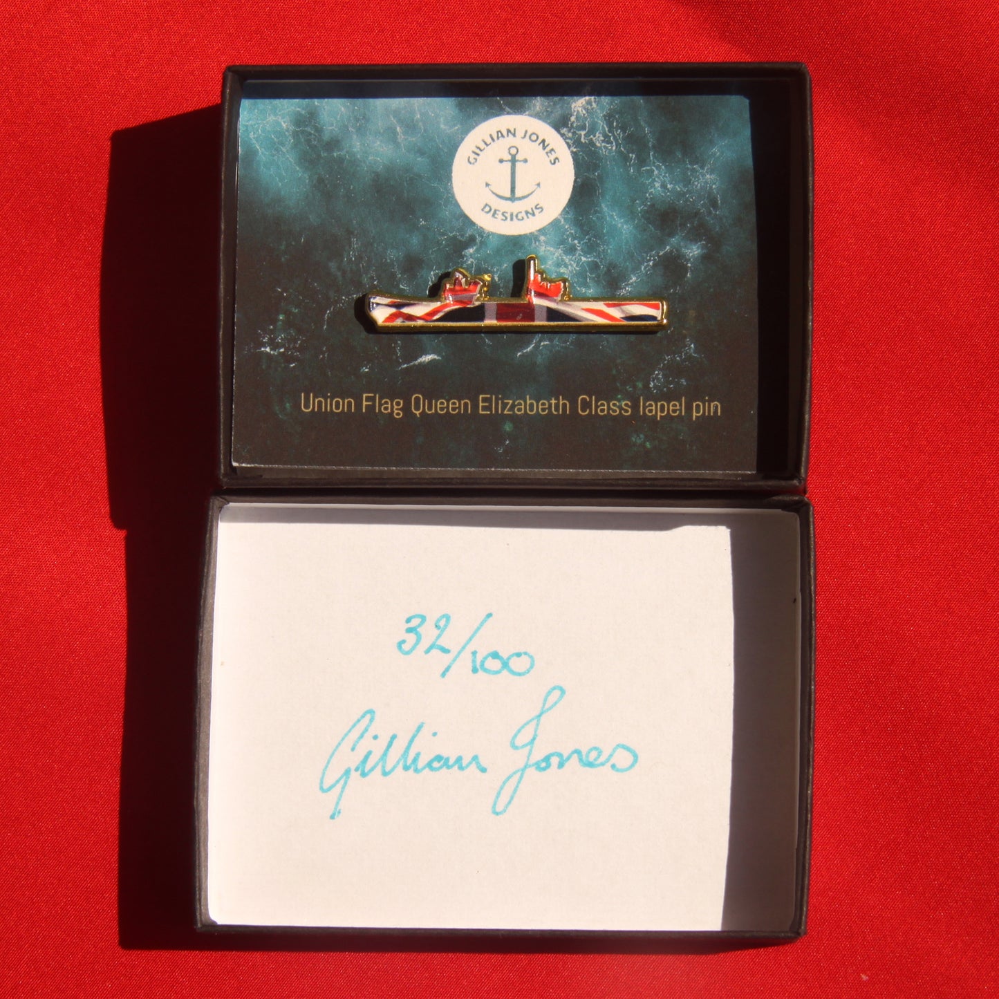 Queen Elizabeth Class Union Flag Limited Edition Lapel Pin