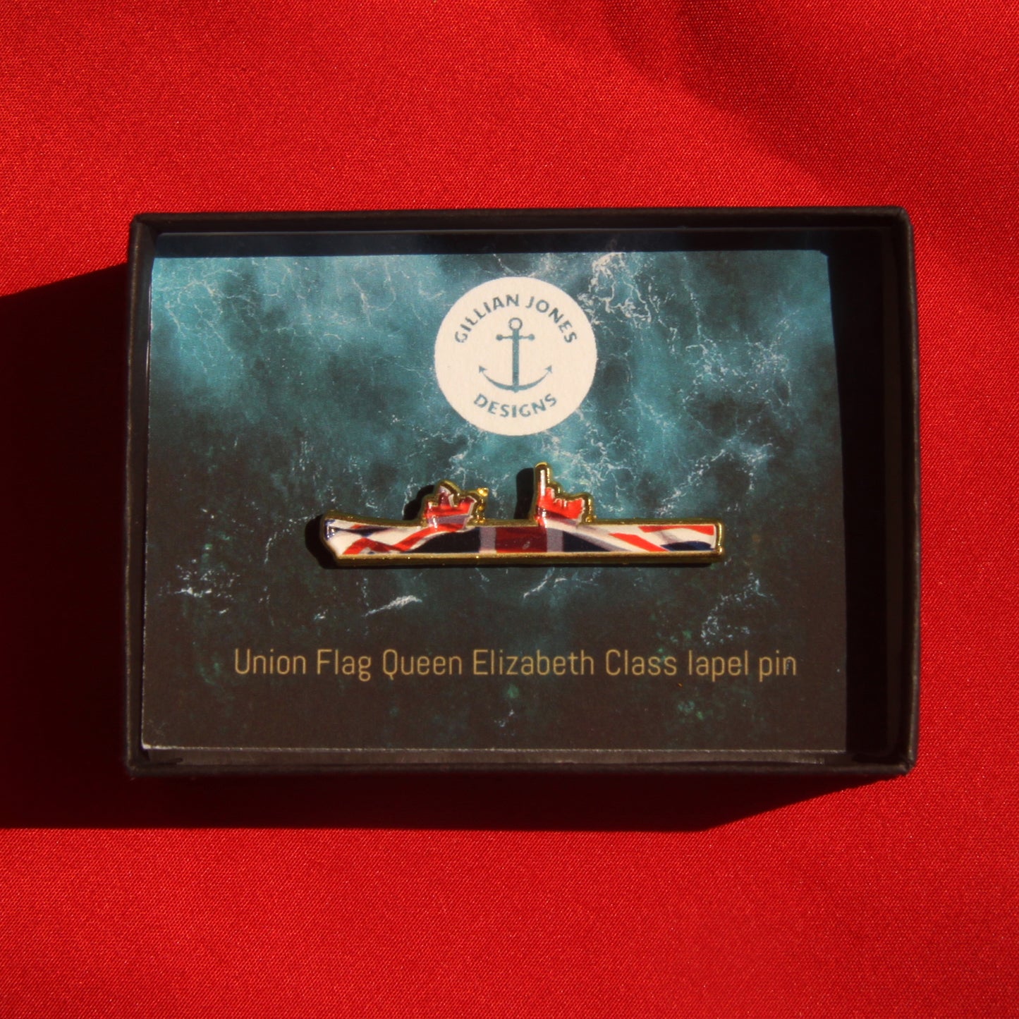Queen Elizabeth Class Union Flag Limited Edition Lapel Pin
