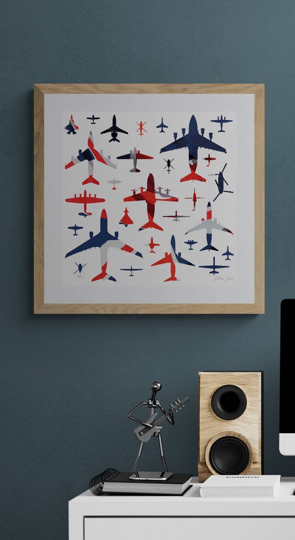 RAF Fleet 2024 Union Flag Limited Edition Print